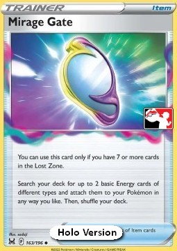 Mirage Gate 163 — Play! Pokémon Prize Pack Series Three (English Pokémon TCG card)