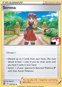Serena 164 — Play! Pokémon Prize Pack Series Three (English Pokémon TCG card)
