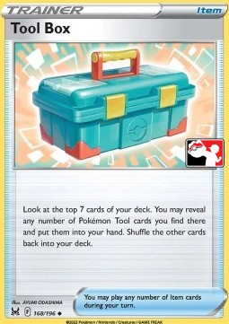 Tool Box 168 — Play! Pokémon Prize Pack Series Three (English Pokémon TCG card)