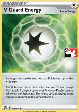 V Guard Energy 169 — Play! Pokémon Prize Pack Series Three (English Pokémon TCG card)