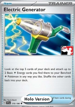 Electric Generator 170 — Play! Pokémon Prize Pack Series Three (English Pokémon TCG card)