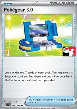 Pokégear 3.0 186 — Play! Pokémon Prize Pack Series Three (English Pokémon TCG card)