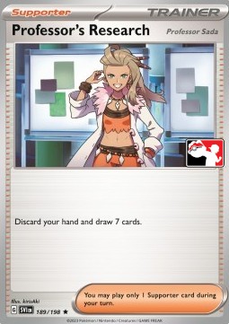 Professor's Research 189 — Play! Pokémon Prize Pack Series Three (English Pokémon TCG card)