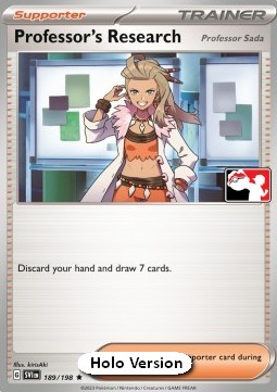 Professor's Research 189 — Play! Pokémon Prize Pack Series Three (English Pokémon TCG card)