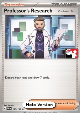 Professor's Research 190 — Play! Pokémon Prize Pack Series Three (English Pokémon TCG card)