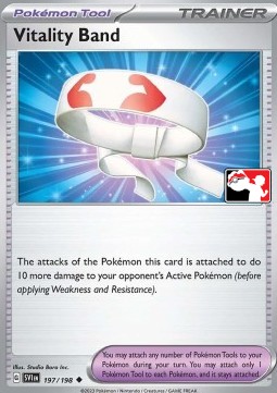 Vitality Band 197 — Play! Pokémon Prize Pack Series Three (English Pokémon TCG card)