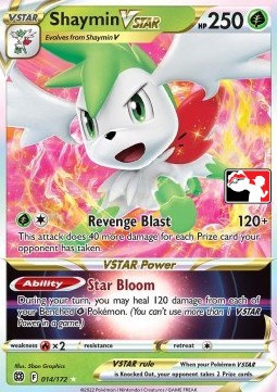 Shaymin VSTAR 014 — Play! Pokémon Prize Pack Series Two (English Pokémon TCG card)