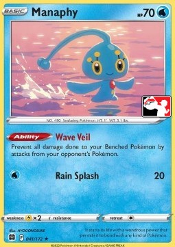 Manaphy 041 — Play! Pokémon Prize Pack Series Two (English Pokémon TCG card)