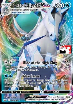Ice Rider Calyrex VMAX 046 — Play! Pokémon Prize Pack Series Two (English Pokémon TCG card)