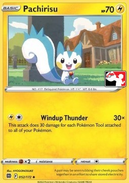 Pachirisu 052 — Play! Pokémon Prize Pack Series Two (English Pokémon TCG card)