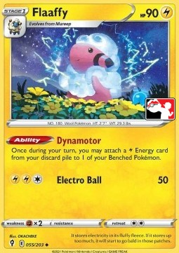 Flaaffy 055 — Play! Pokémon Prize Pack Series Two (English Pokémon TCG card)