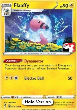 Flaaffy 055 — Play! Pokémon Prize Pack Series Two (English Pokémon TCG card)