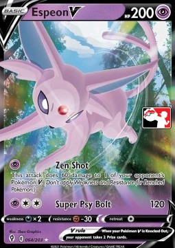 Espeon V 064 — Play! Pokémon Prize Pack Series Two (English Pokémon TCG card)