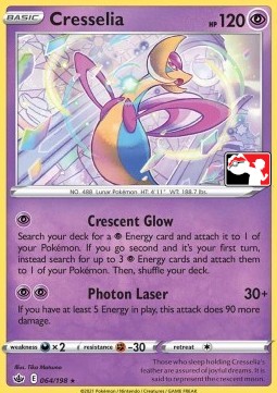 Cresselia 064 — Play! Pokémon Prize Pack Series Two (English Pokémon TCG card)