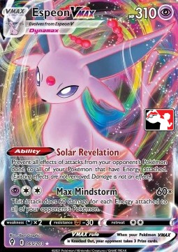 Espeon VMAX 065 — Play! Pokémon Prize Pack Series Two (English Pokémon TCG card)