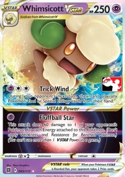 Whimsicott VSTAR 065 — Play! Pokémon Prize Pack Series Two (English Pokémon TCG card)