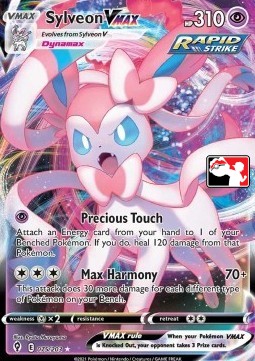 Sylveon VMAX 075 — Play! Pokémon Prize Pack Series Two (English Pokémon TCG card)