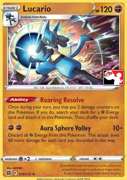 Lucario 079 — Play! Pokémon Prize Pack Series Two (English Pokémon TCG card)