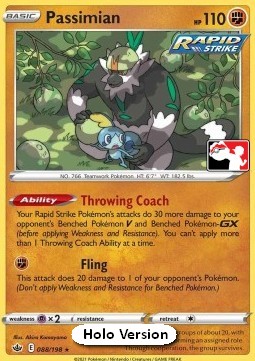Passimian 088 — Play! Pokémon Prize Pack Series Two (English Pokémon TCG card)