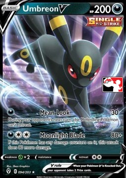 Umbreon V 094 — Play! Pokémon Prize Pack Series Two (English Pokémon TCG card)