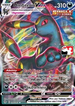 Umbreon VMAX 095 — Play! Pokémon Prize Pack Series Two (English Pokémon TCG card)