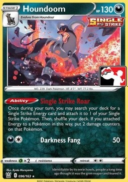 Houndoom 096 — Play! Pokémon Prize Pack Series Two (English Pokémon TCG card)