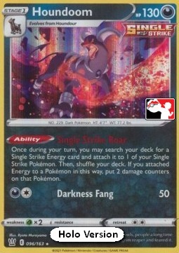 Houndoom 096 — Play! Pokémon Prize Pack Series Two (English Pokémon TCG card)