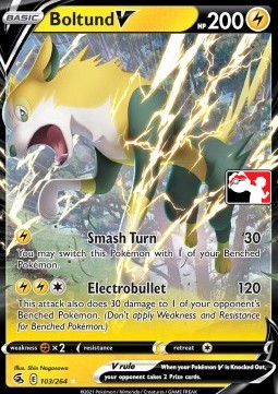 Boltund V 103 — Play! Pokémon Prize Pack Series Two (English Pokémon TCG card)