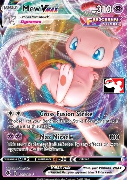 Mew VMAX 114 — Play! Pokémon Prize Pack Series Two (English Pokémon TCG card)
