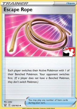 Escape Rope 125 — Play! Pokémon Prize Pack Series Two (English Pokémon TCG card)