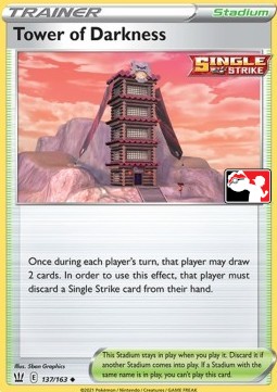 Tower of Darkness 137 — Play! Pokémon Prize Pack Series Two (English Pokémon TCG card)