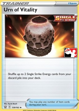 Urn of Vitality 139 — Play! Pokémon Prize Pack Series Two (English Pokémon TCG card)