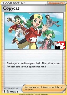 Copycat 143 — Play! Pokémon Prize Pack Series Two (English Pokémon TCG card)