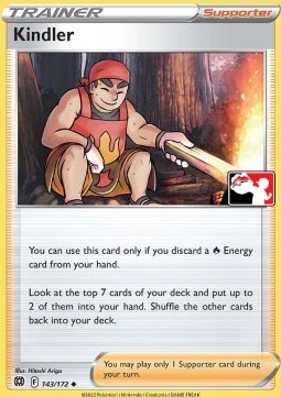 Kindler 143 — Play! Pokémon Prize Pack Series Two (English Pokémon TCG card)