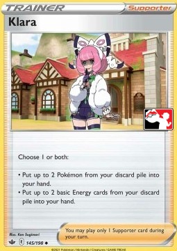 Klara 145 — Play! Pokémon Prize Pack Series Two (English Pokémon TCG card)