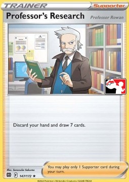 Professor's Research 147 — Play! Pokémon Prize Pack Series Two (English Pokémon TCG card)