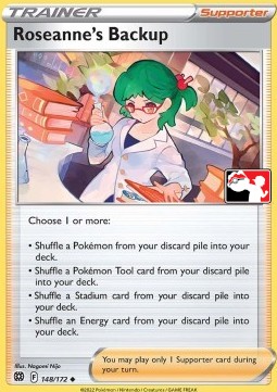 Roseanne's Backup 148 — Play! Pokémon Prize Pack Series Two (English Pokémon TCG card)