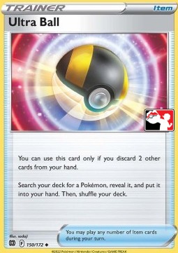 Ultra Ball 150 — Play! Pokémon Prize Pack Series Two (English Pokémon TCG card)