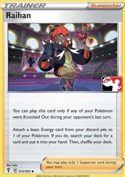Raihan 152 — Play! Pokémon Prize Pack Series Two (English Pokémon TCG card)