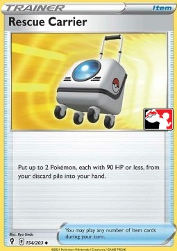 Rescue Carrier 154 — Play! Pokémon Prize Pack Series Two (English Pokémon TCG card)