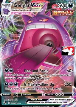 Gengar VMAX 157 — Play! Pokémon Prize Pack Series Two (English Pokémon TCG card)
