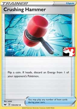 Crushing Hammer 159 — Play! Pokémon Prize Pack Series Two (English Pokémon TCG card)