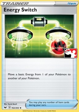 Energy Switch 162 — Play! Pokémon Prize Pack Series Two (English Pokémon TCG card)