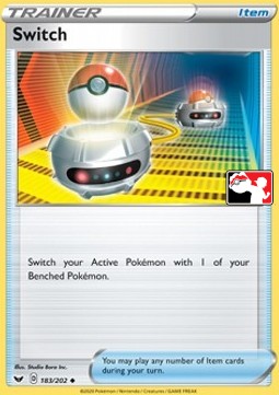 Switch 183 — Play! Pokémon Prize Pack Series Two (English Pokémon TCG card)