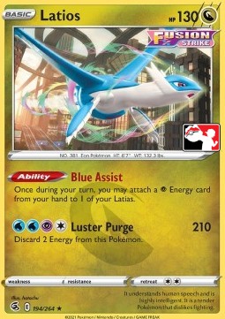 Latios 194 — Play! Pokémon Prize Pack Series Two (English Pokémon TCG card)