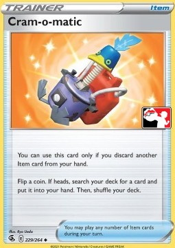 Cram-o-matic 229 — Play! Pokémon Prize Pack Series Two (English Pokémon TCG card)