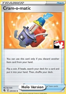 Cram-o-matic 229 — Play! Pokémon Prize Pack Series Two (English Pokémon TCG card)