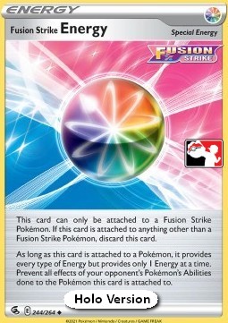 Fusion Strike Energy 244 — Play! Pokémon Prize Pack Series Two (English Pokémon TCG card)