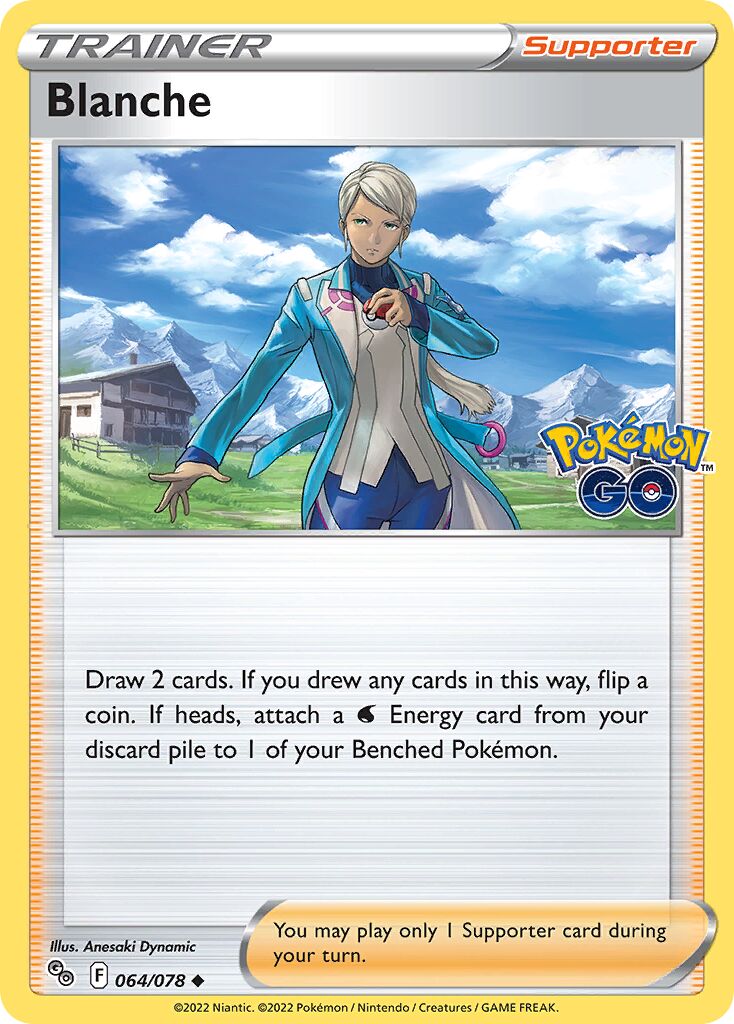 Blanche 064/78 — Pokémon GO (English Pokémon TCG card)