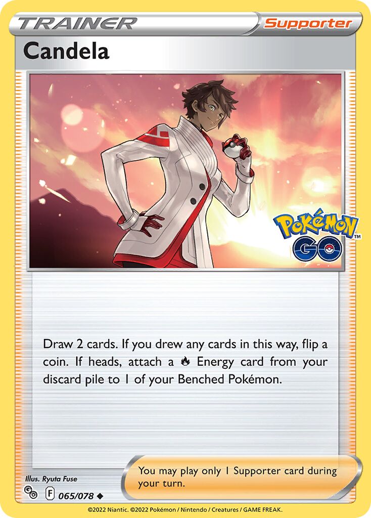 Candela 065/78 — Pokémon GO (English Pokémon TCG card)